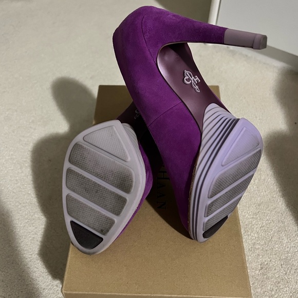 Cole Haan Lunargrand Purple Suede Pumps US 6.5 - Picture 6 of 6
